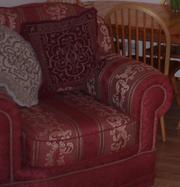 Sofa,  Chair and Footstool